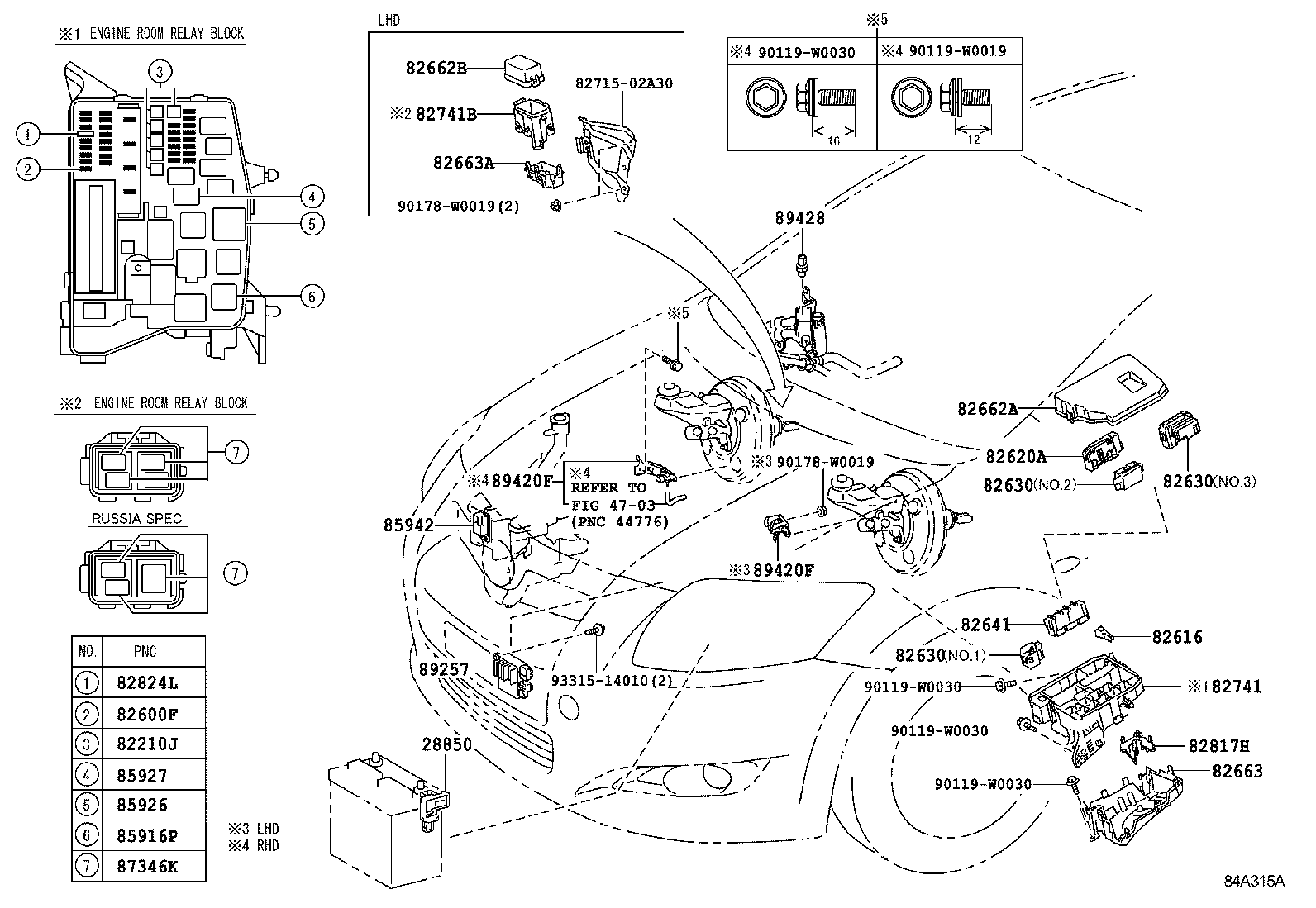  AURIS HYBRID UKP |  SWITCH RELAY COMPUTER