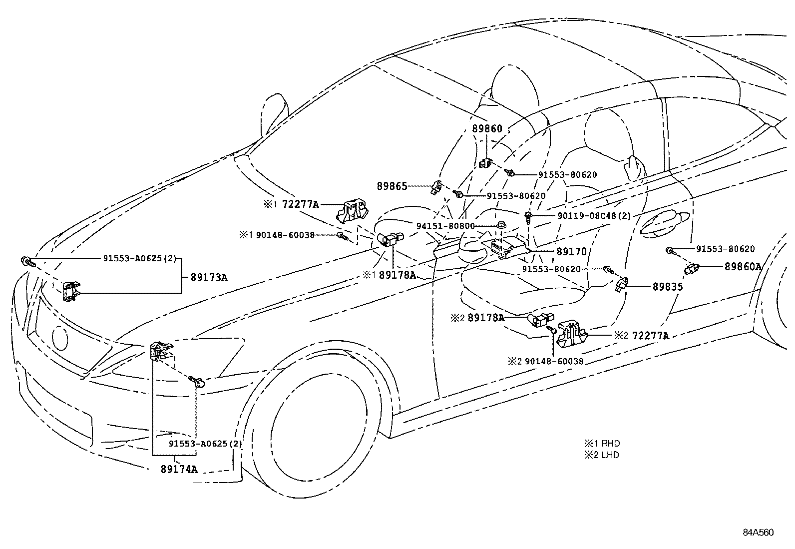  IS250C |  AIR BAG