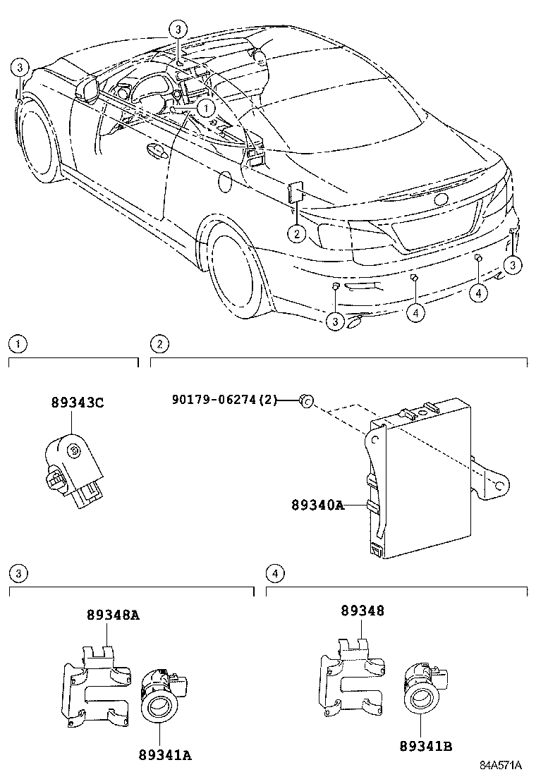  IS250C |  CLEARANCE BACK SONAR