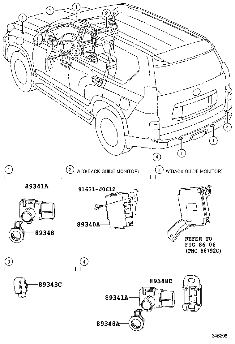  GX460 |  CLEARANCE BACK SONAR