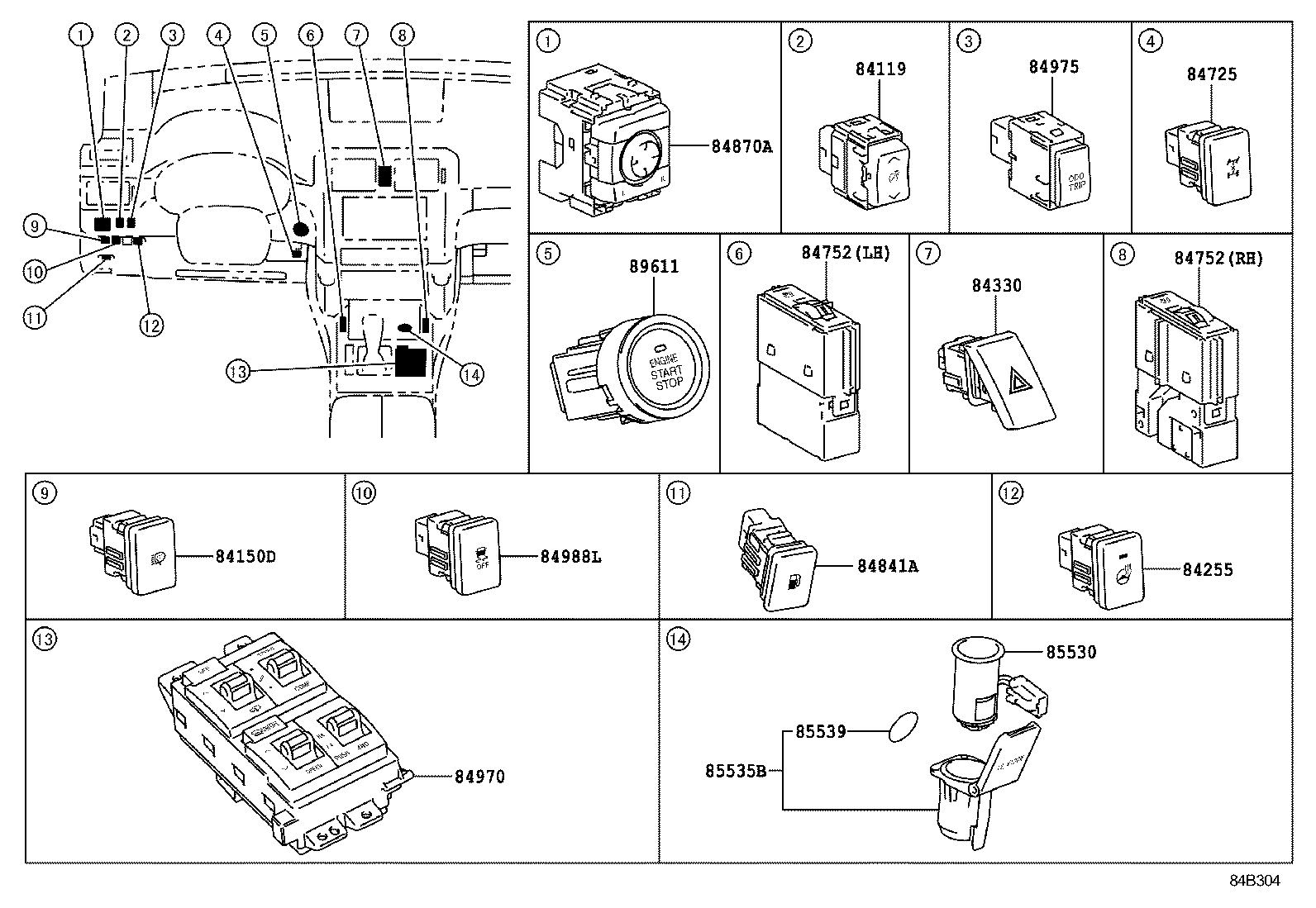  GX460 |  SWITCH RELAY COMPUTER