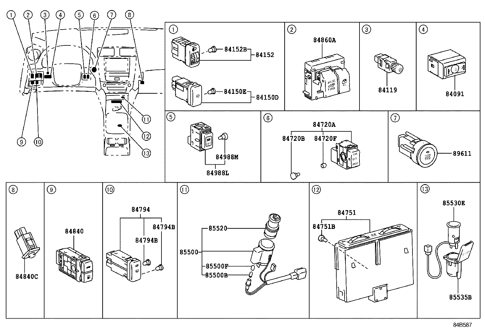 IS250C |  SWITCH RELAY COMPUTER