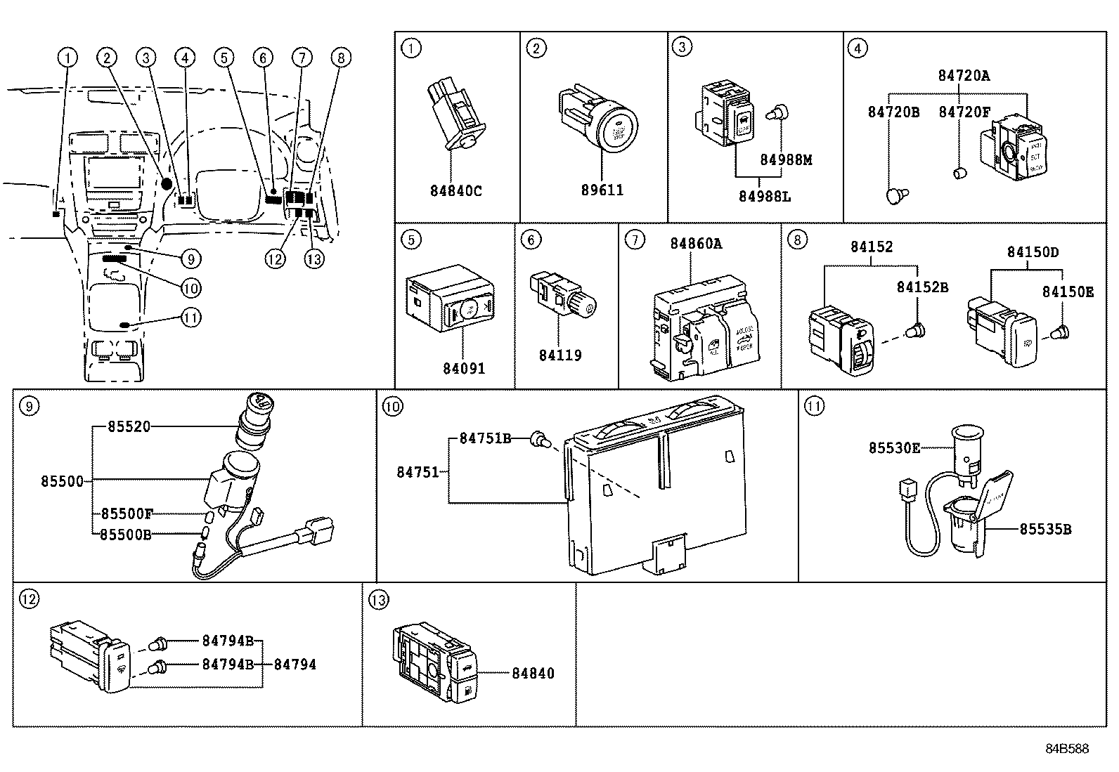  IS250C |  SWITCH RELAY COMPUTER