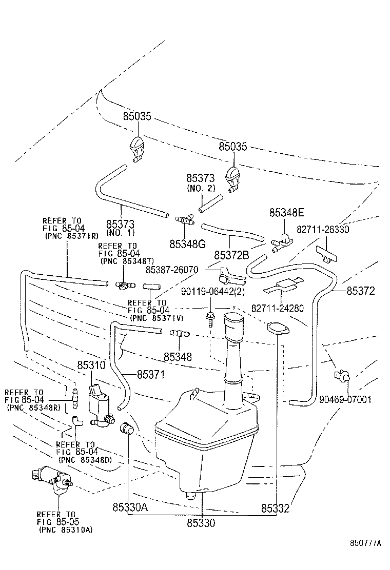  HIACE HIACE S B V |  WINDSHIELD WASHER