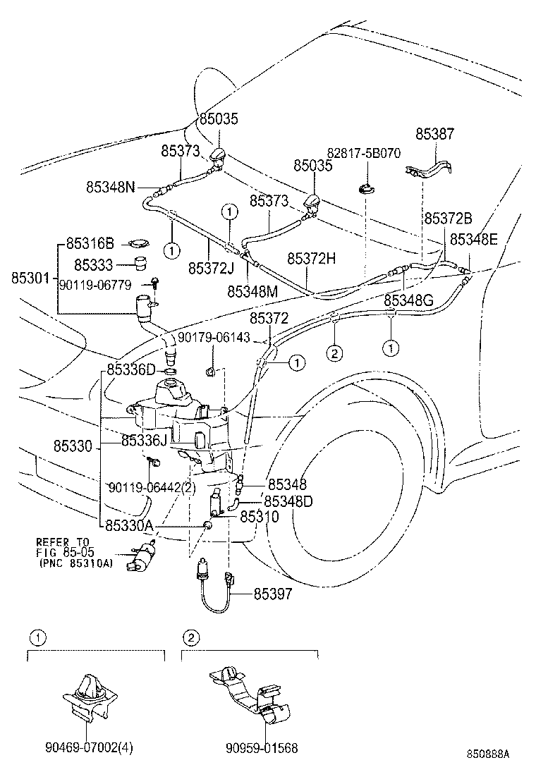  SC430 |  WINDSHIELD WASHER