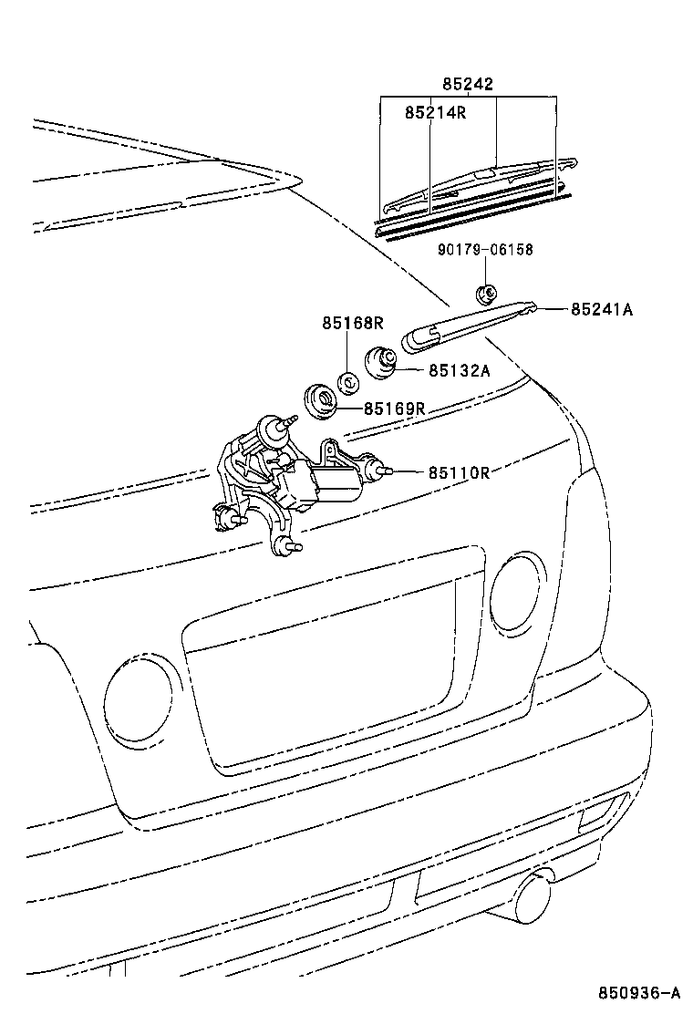  IS200 300 |  REAR WIPER