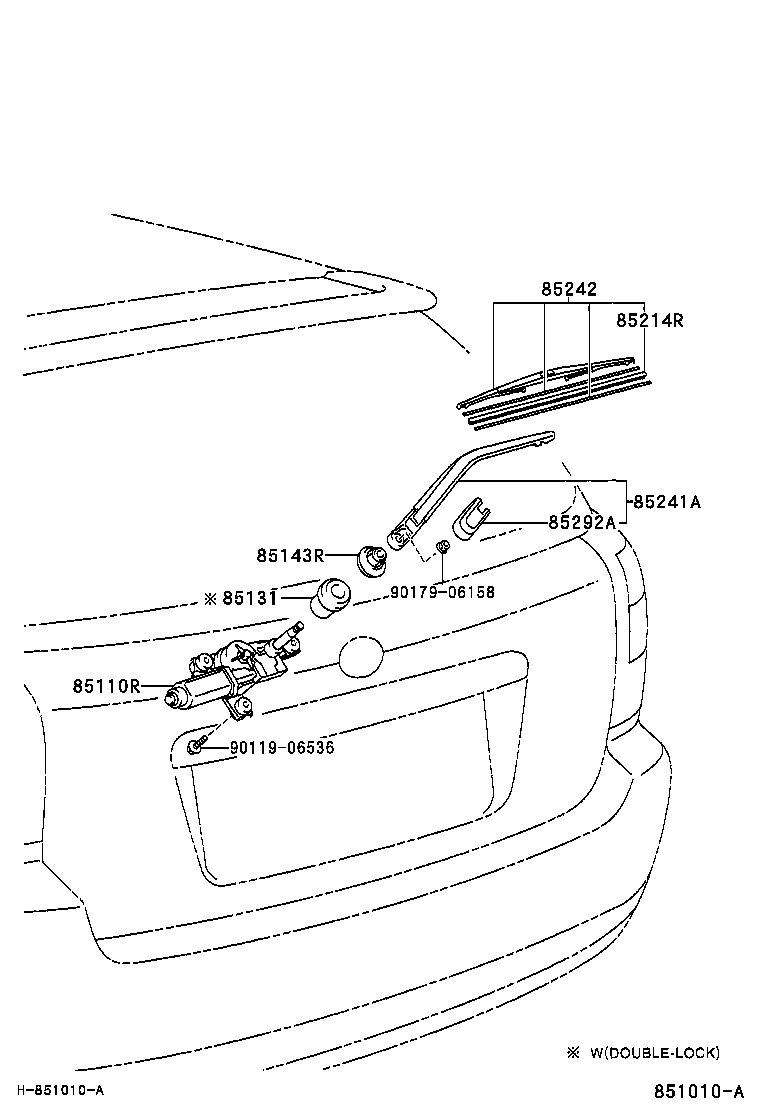  COROLLA |  REAR WIPER