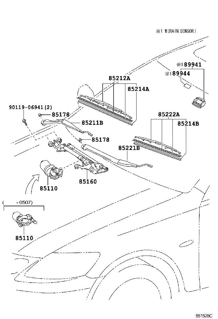  GS30 35 43 460 |  WINDSHIELD WIPER