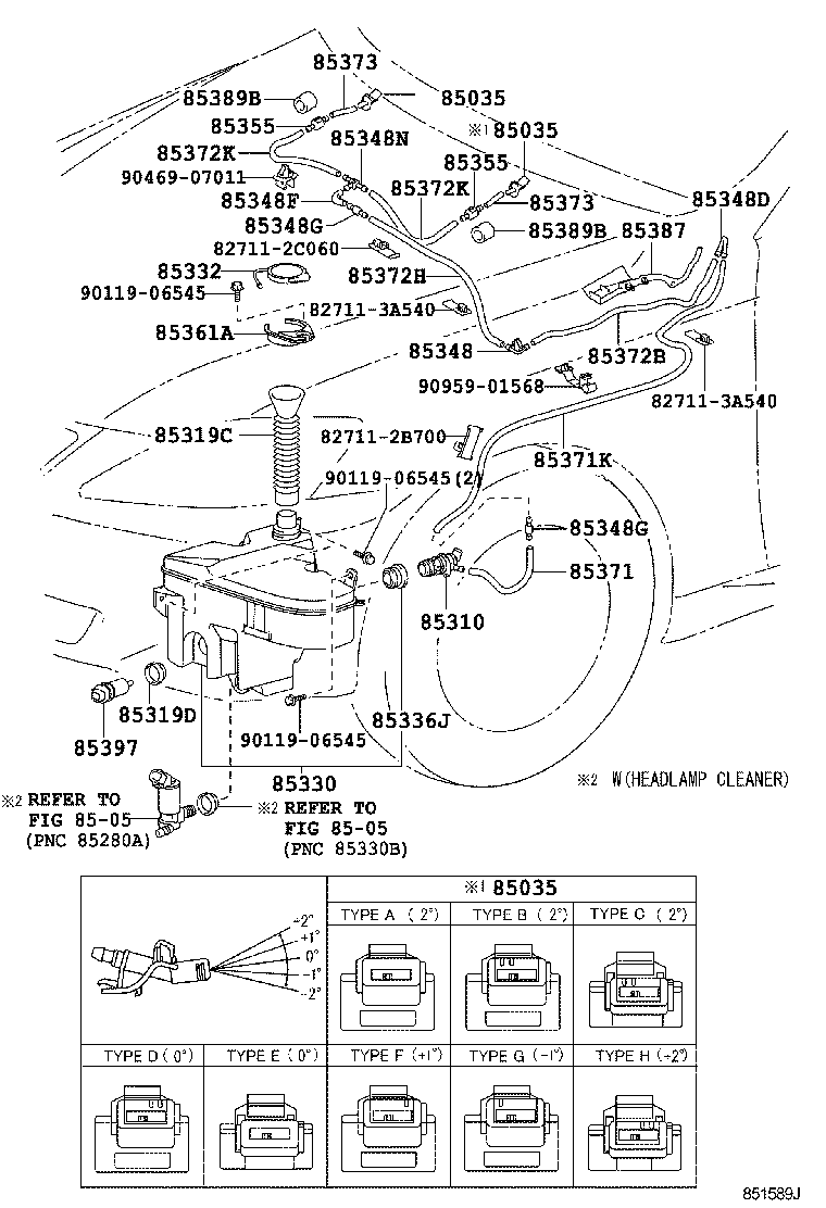  IS250 350 2 D |  WINDSHIELD WASHER