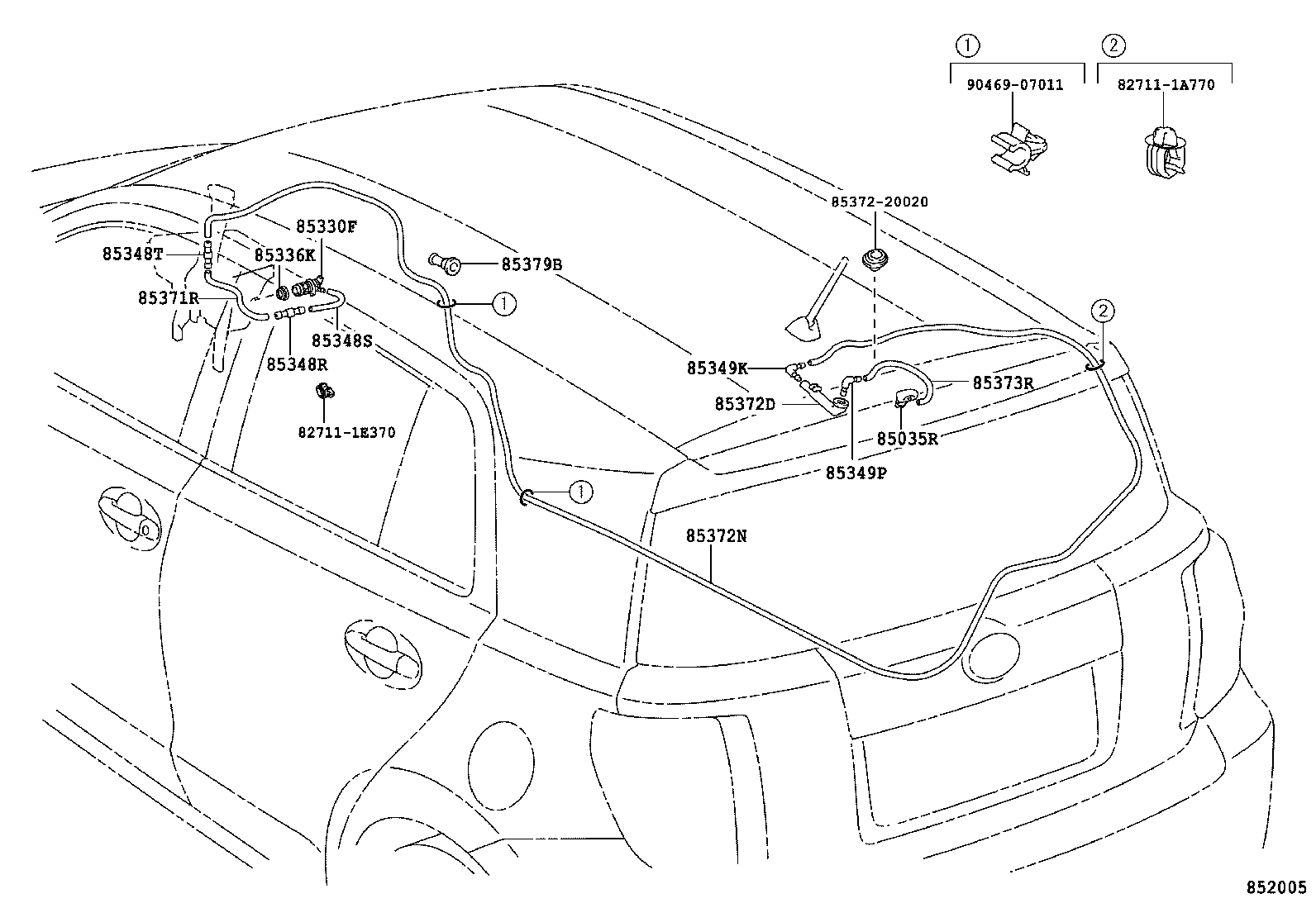  URBAN CRUISER |  REAR WASHER