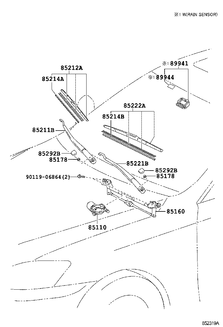  IS250C |  WINDSHIELD WIPER