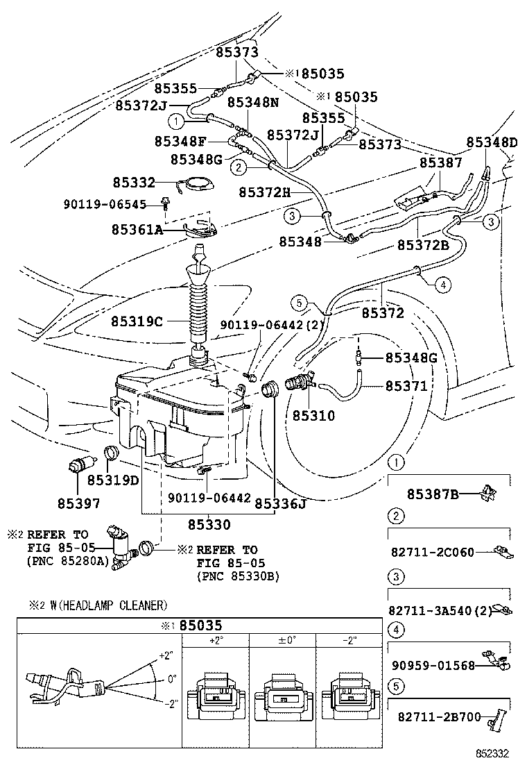  IS250C |  WINDSHIELD WASHER