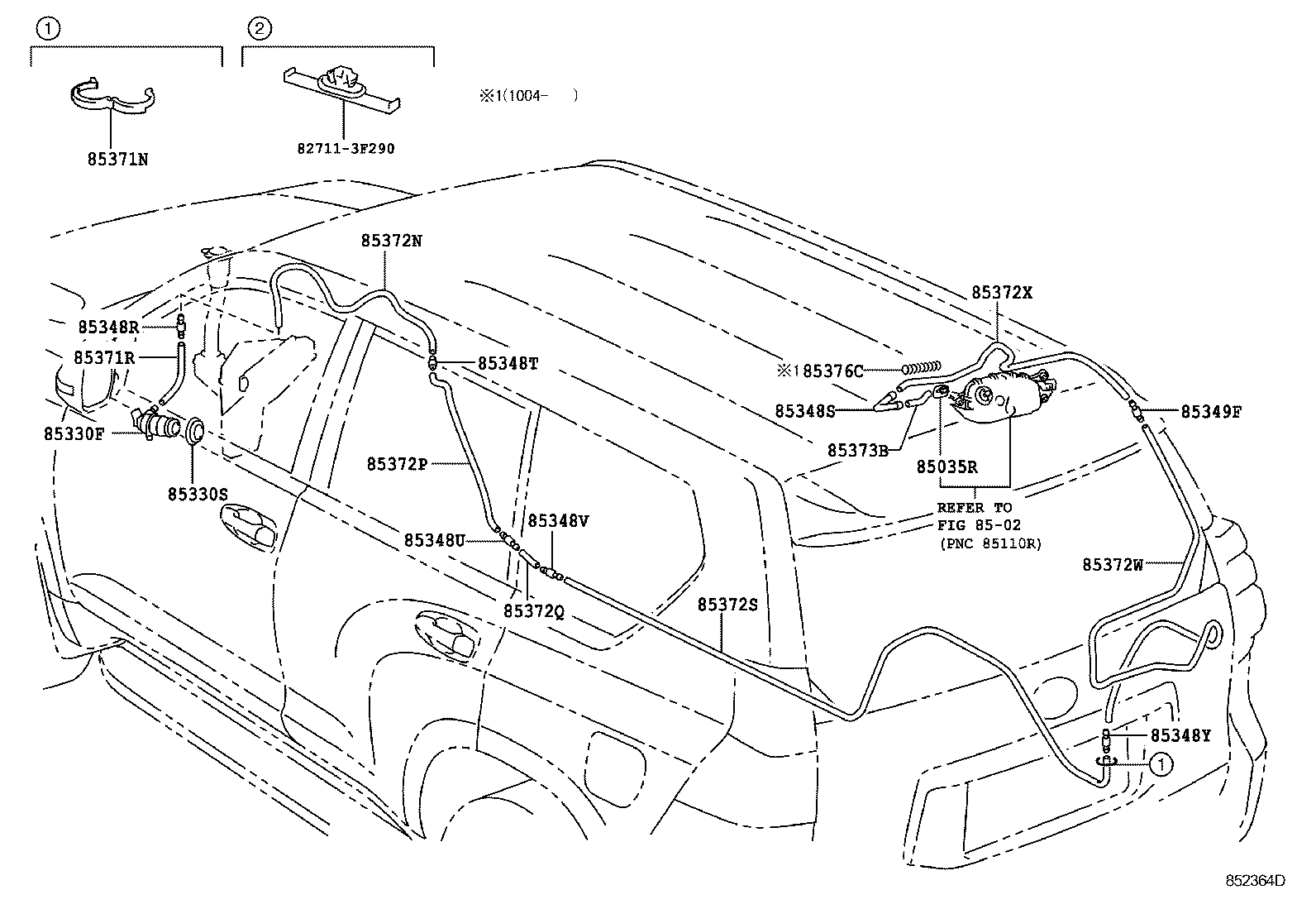  LAND CRUISER 150 |  REAR WASHER