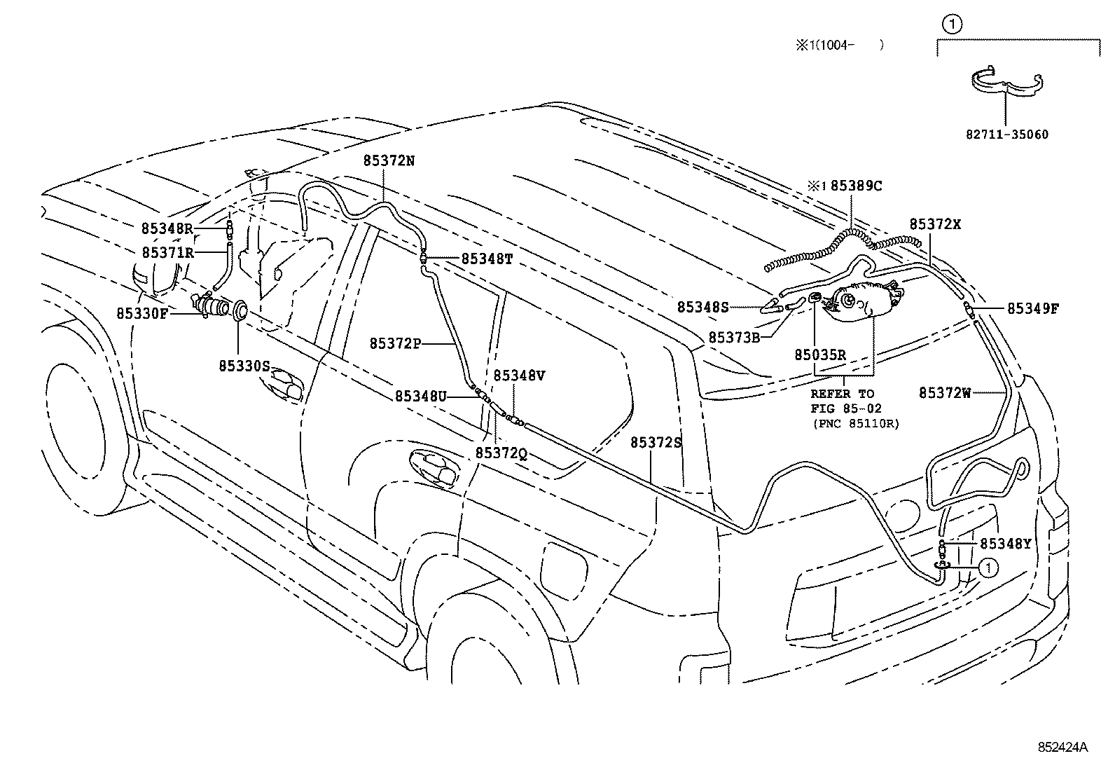  GX460 |  REAR WASHER