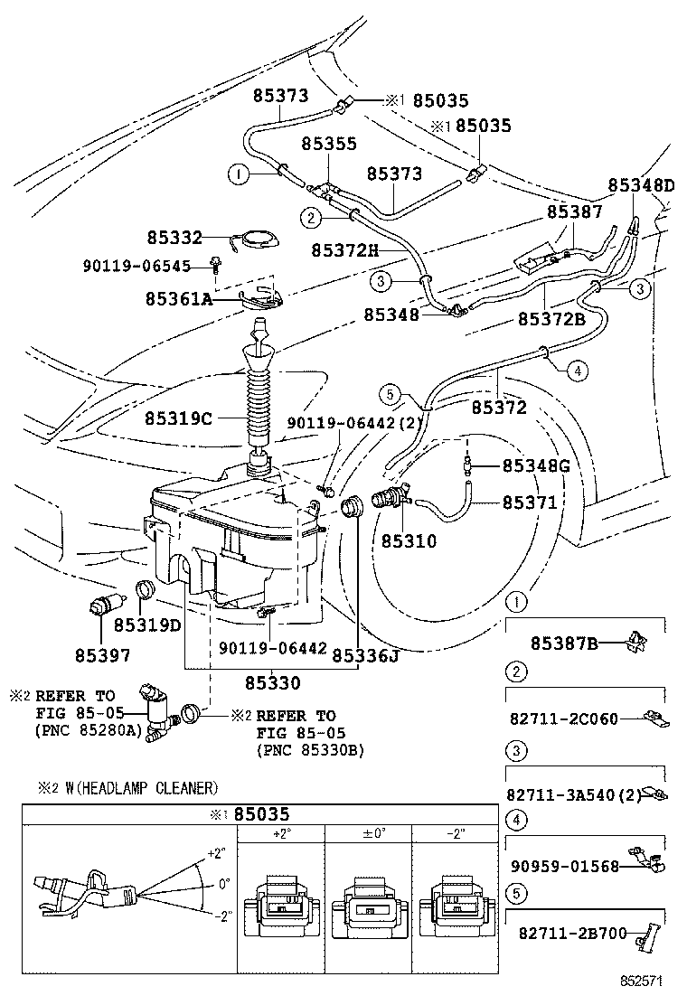  IS250C |  WINDSHIELD WASHER