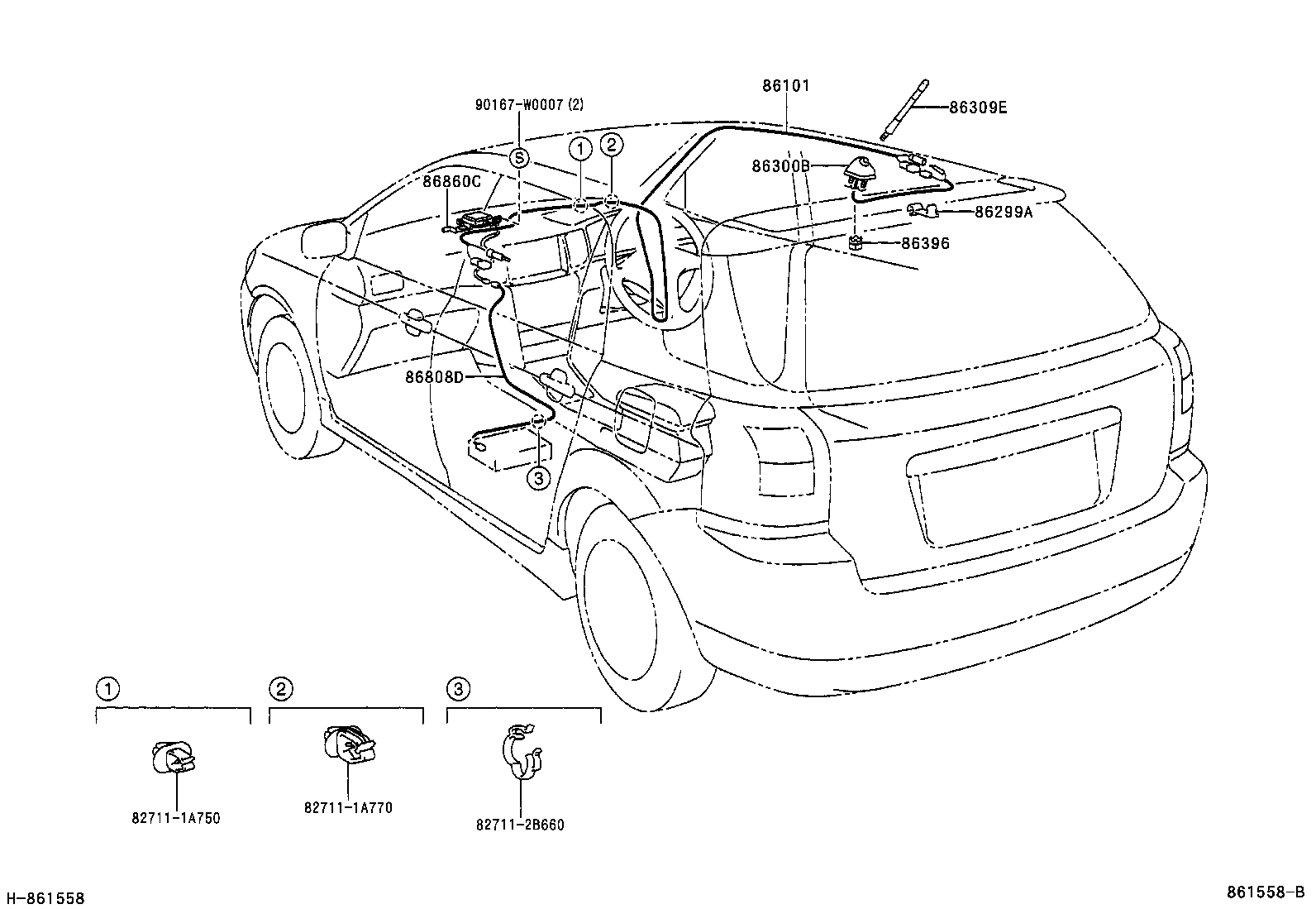  COROLLA |  ANTENNA