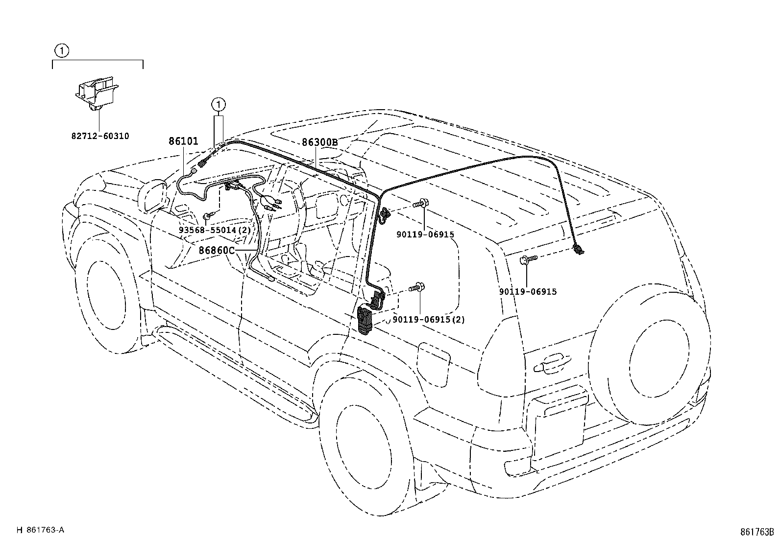  LAND CRUISER 120 |  ANTENNA