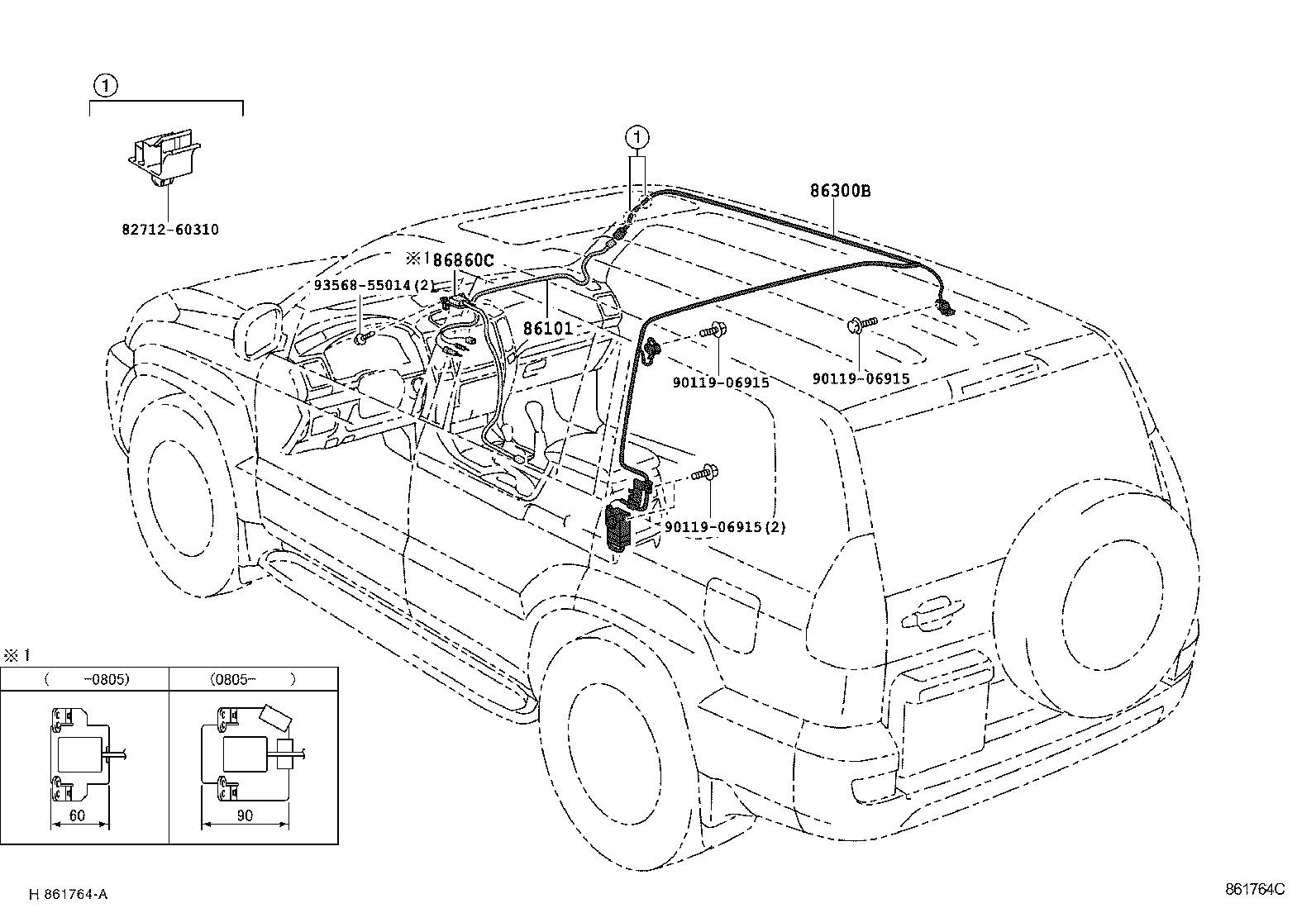  LAND CRUISER 120 |  ANTENNA