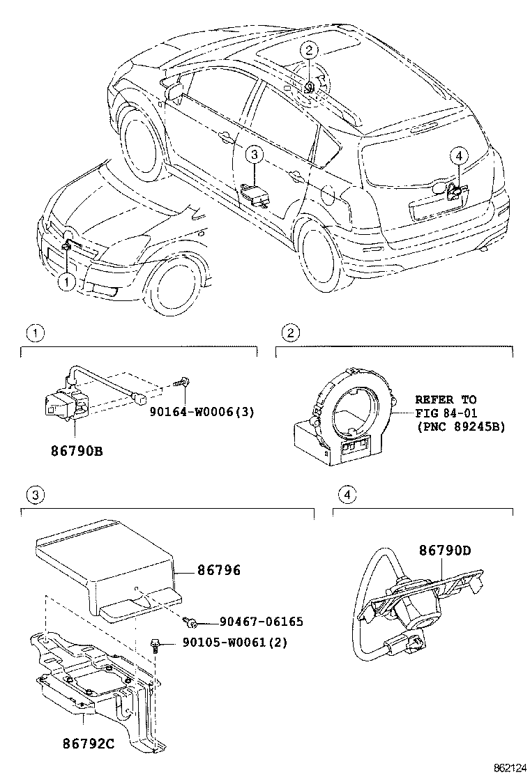  COROLLA VERSO |  REAR MONITOR DISPLAY CAMERA