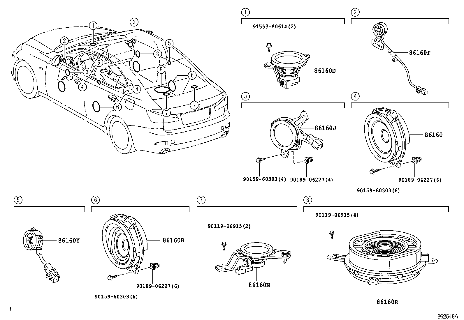  IS250 350 2 D |  SPEAKER