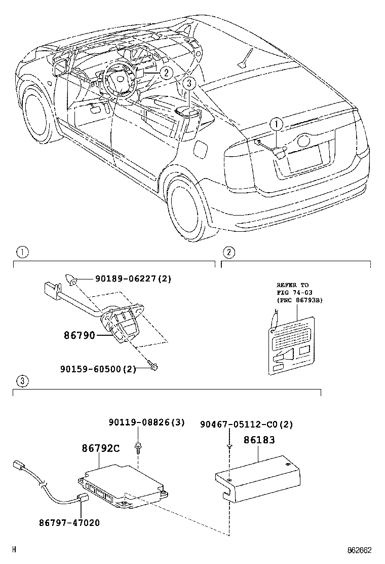  PRIUS |  REAR MONITOR DISPLAY CAMERA