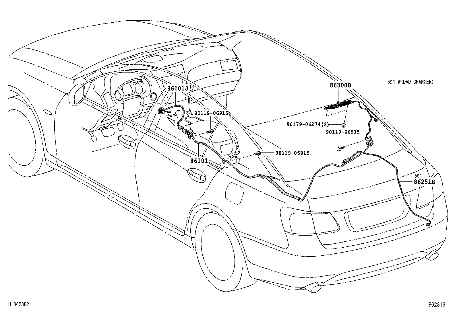  GS450H |  ANTENNA