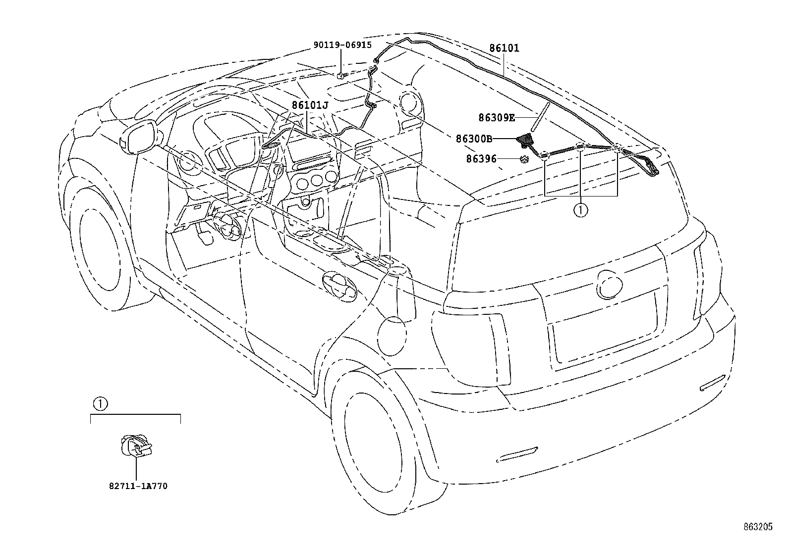  URBAN CRUISER |  ANTENNA