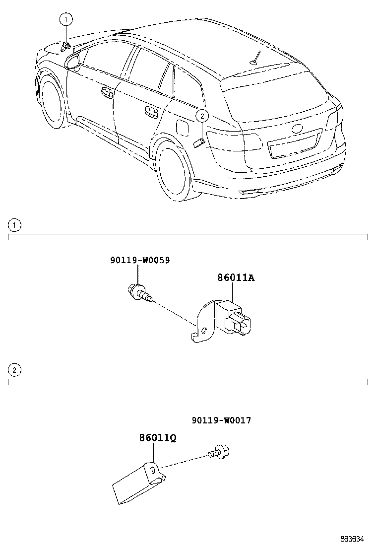  AVENSIS |  RADIO RECEIVER AMPLIFIER CONDENSER