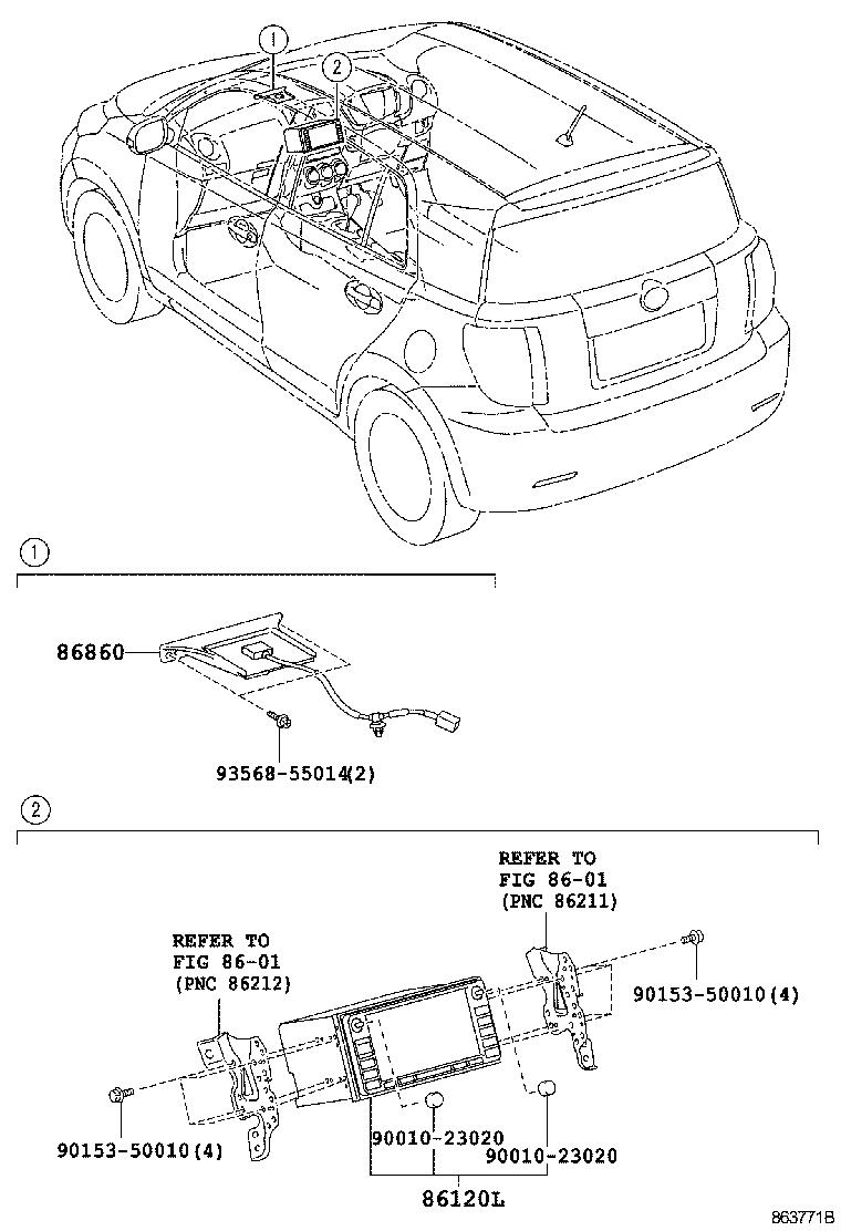  URBAN CRUISER |  NAVIGATION FRONT MONITOR DISPLAY