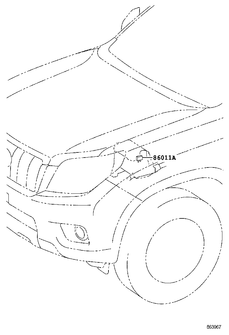  LAND CRUISER 150 |  RADIO RECEIVER AMPLIFIER CONDENSER