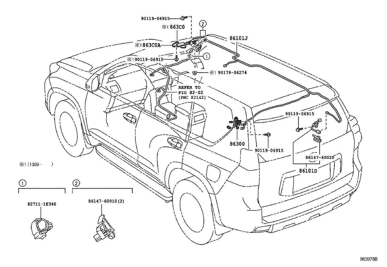  LAND CRUISER 150 |  ANTENNA