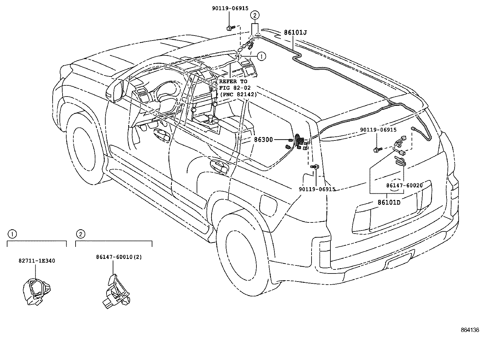  GX460 |  ANTENNA