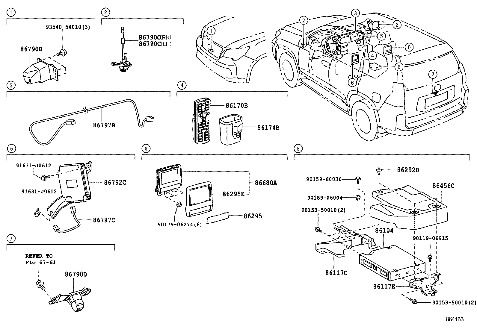  GX460 |  REAR MONITOR DISPLAY CAMERA