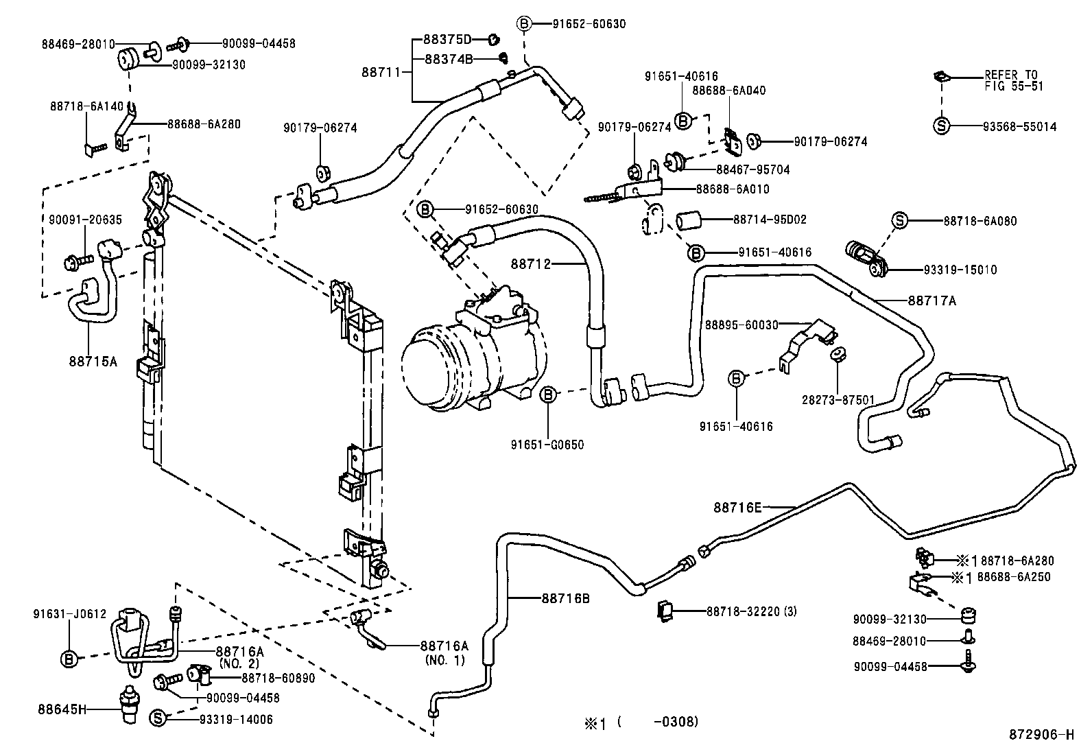  LAND CRUISER 100 |  HEATING AIR CONDITIONING COOLER PIPING