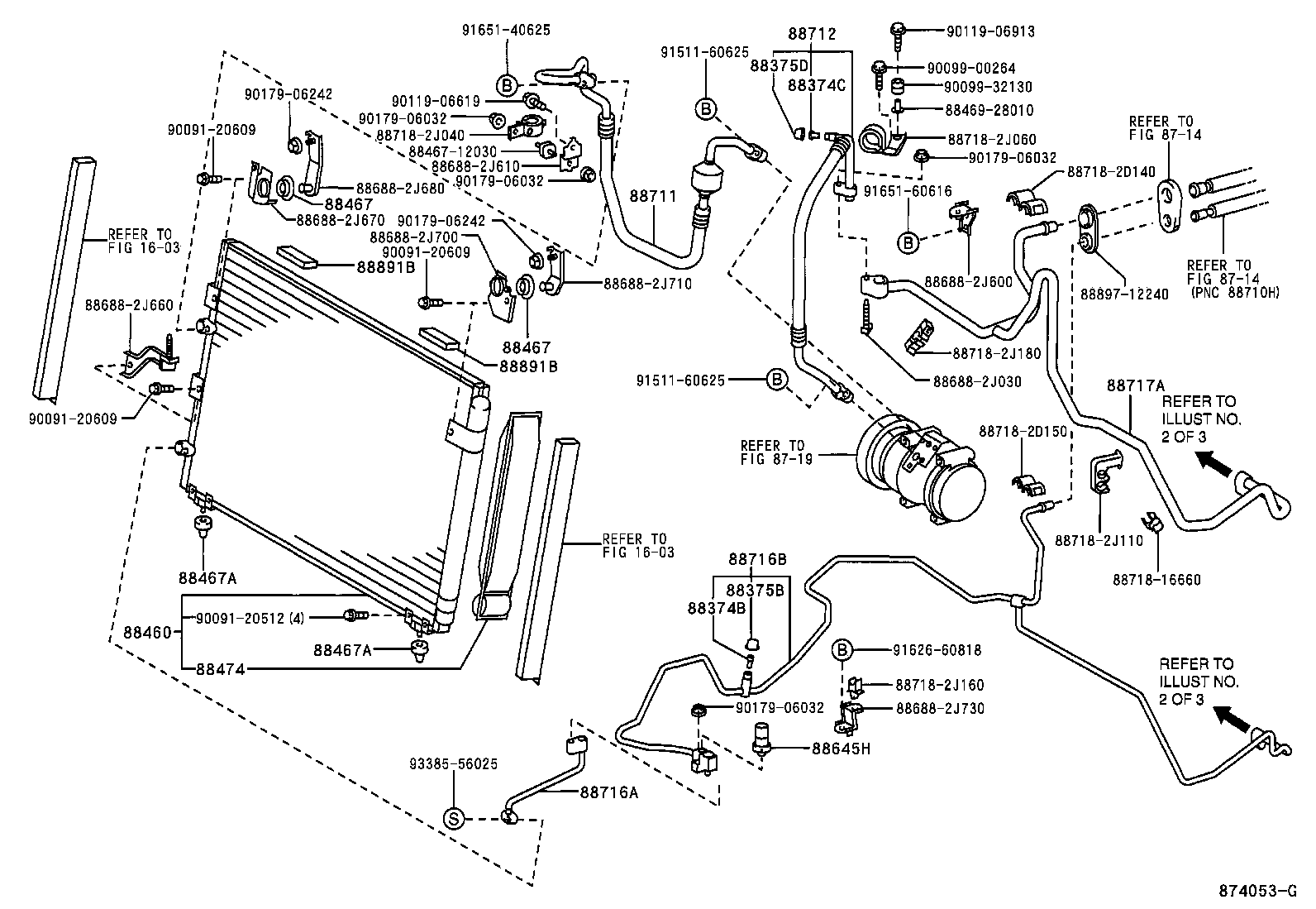  PREVIA TARAGO |  HEATING AIR CONDITIONING COOLER PIPING