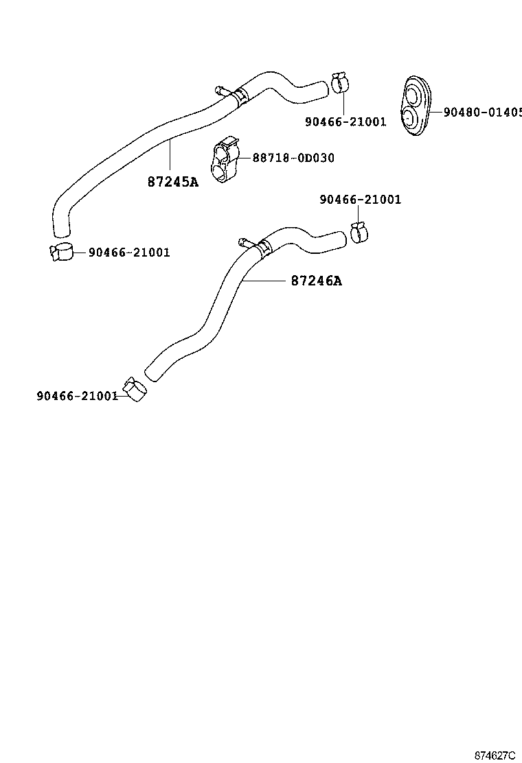  YARIS |  HEATING AIR CONDITIONING WATER PIPING