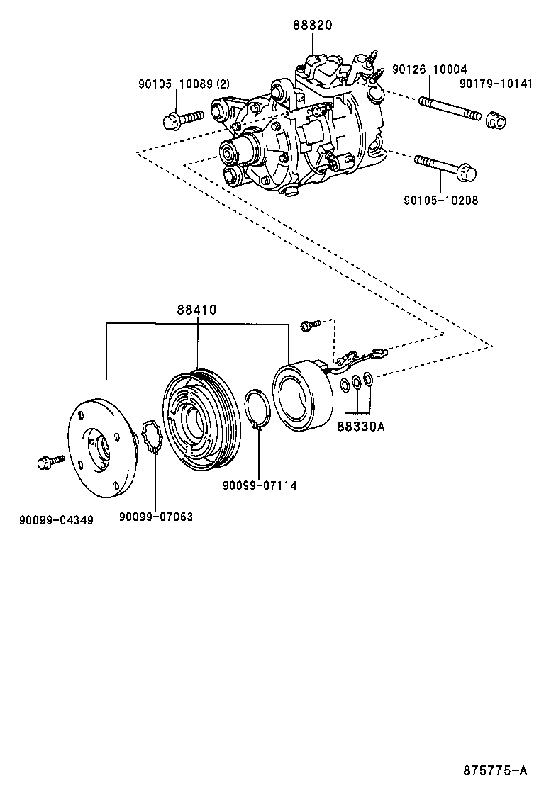  IS200 300 |  HEATING AIR CONDITIONING COMPRESSOR