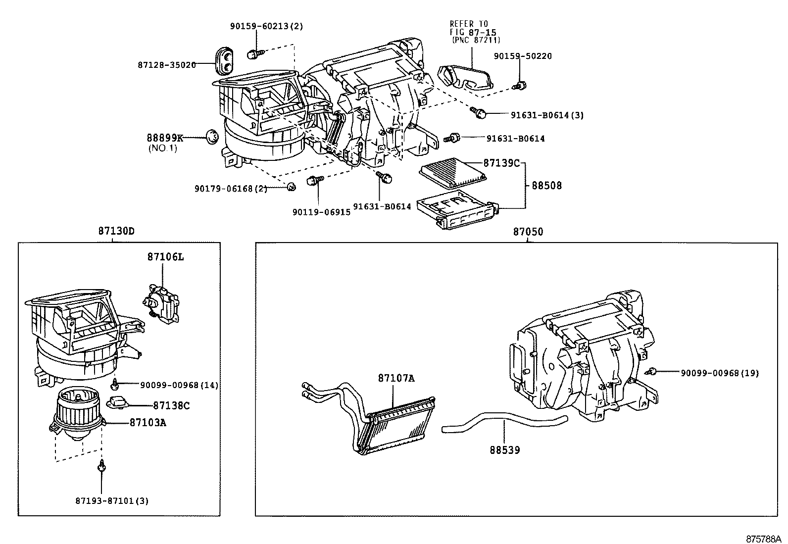  LAND CRUISER 120 |  HEATING AIR CONDITIONING COOLER UNIT