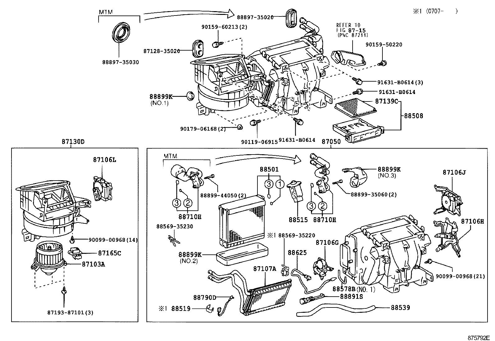 LAND CRUISER 120 |  HEATING AIR CONDITIONING COOLER UNIT