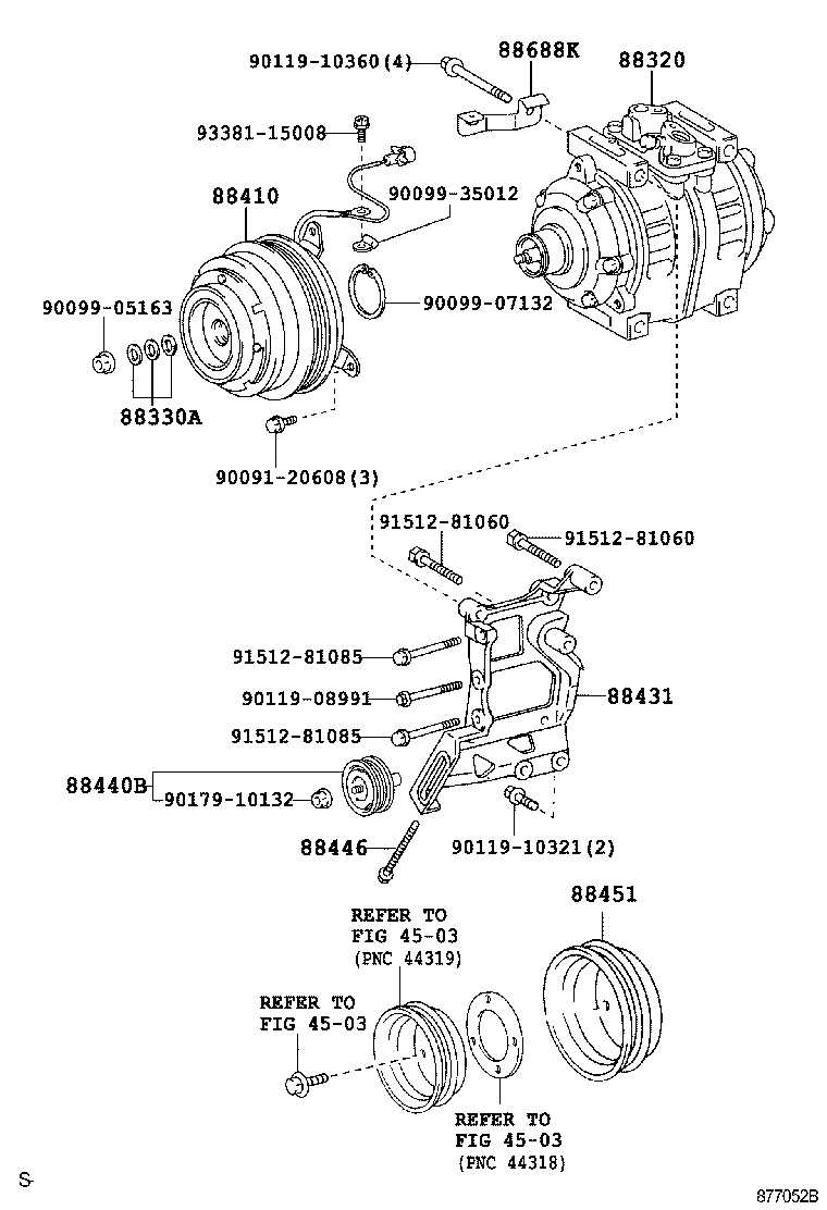  COASTER |  HEATING AIR CONDITIONING COMPRESSOR