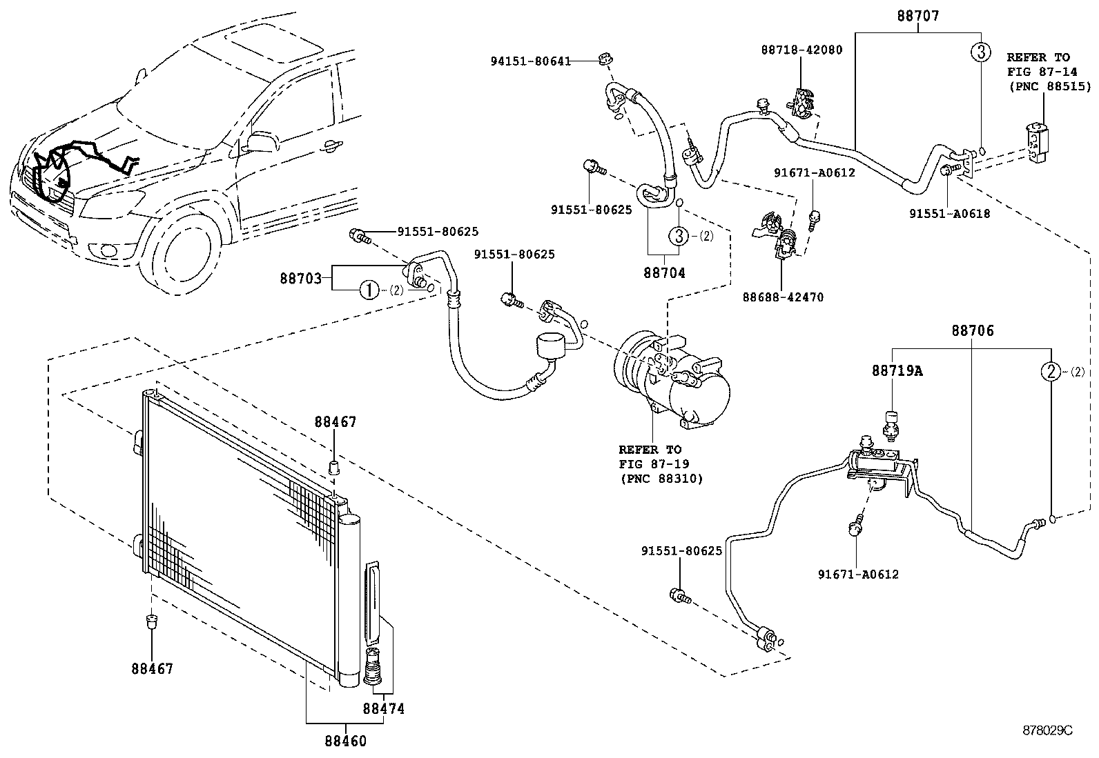  RAV4 |  HEATING AIR CONDITIONING COOLER PIPING