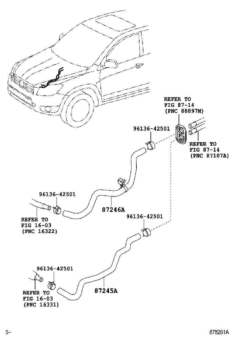  RAV4 |  HEATING AIR CONDITIONING WATER PIPING