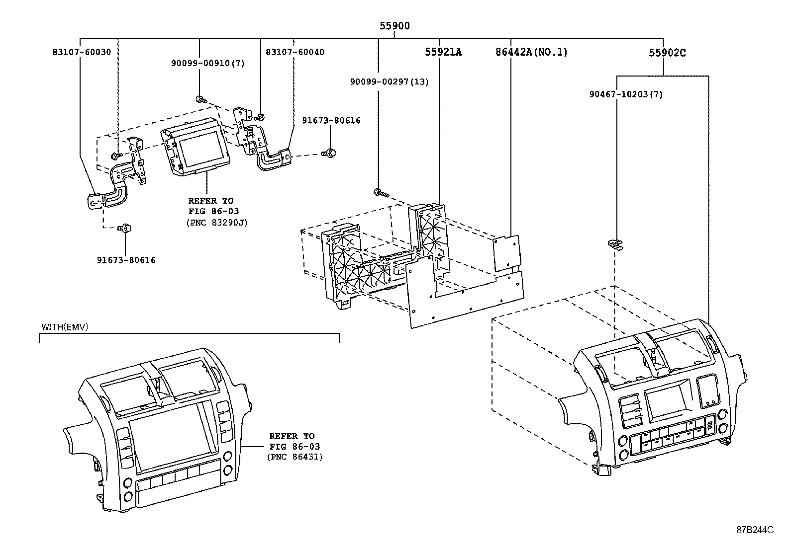  GX460 |  HEATING AIR CONDITIONING CONTROL AIR DUCT