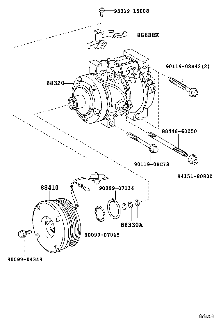  GX460 |  HEATING AIR CONDITIONING COMPRESSOR