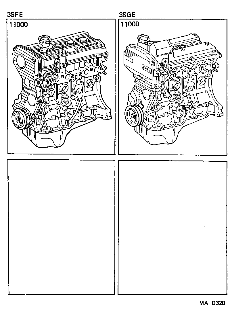  MR2 |  PARTIAL ENGINE ASSEMBLY