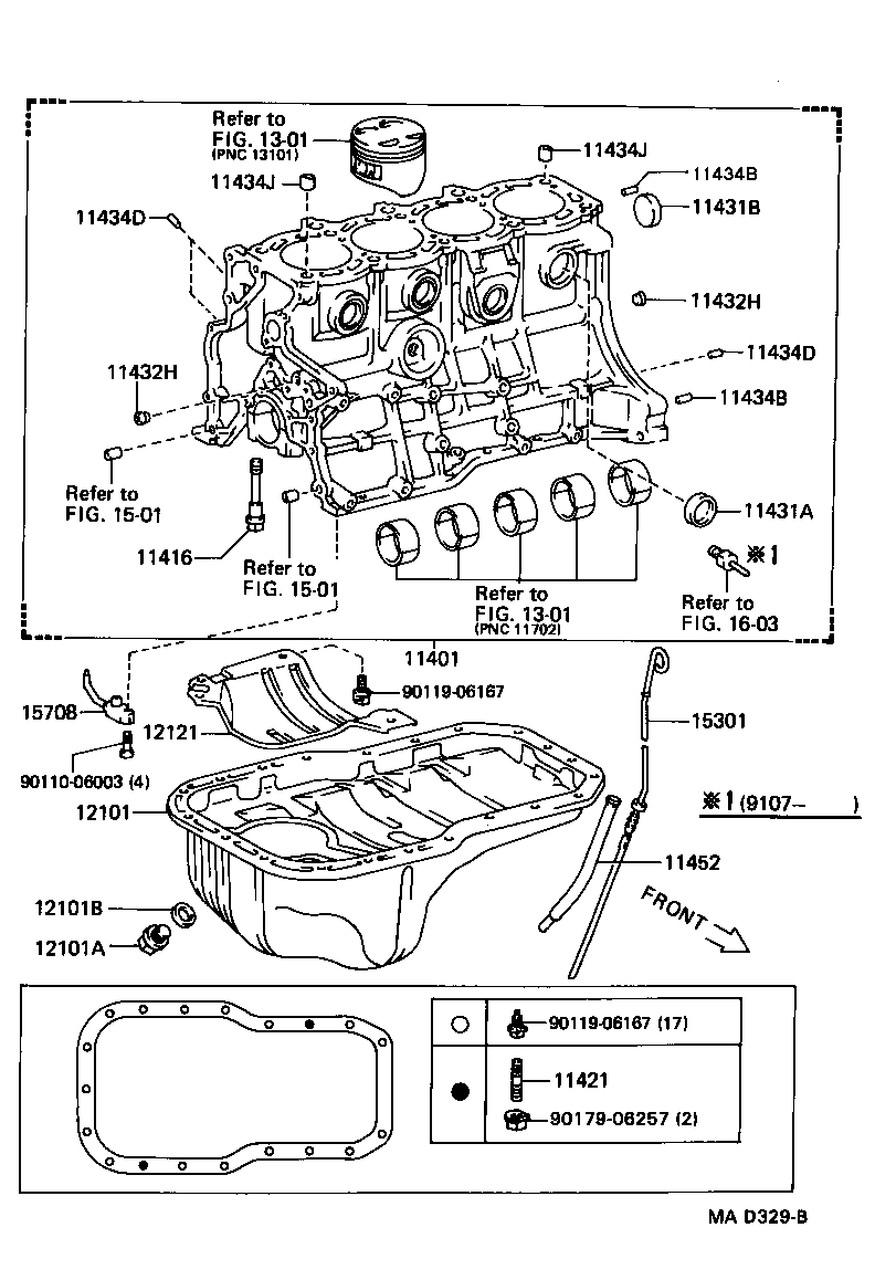  MR2 |  CYLINDER BLOCK