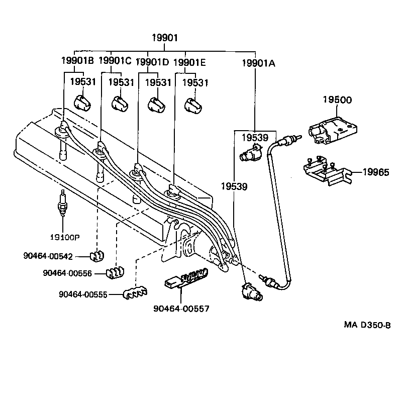  MR2 |  IGNITION COIL SPARK PLUG