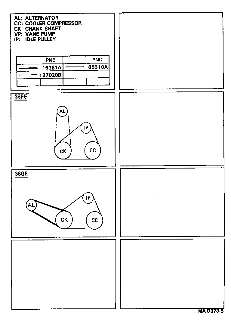  MR2 |  V BELT