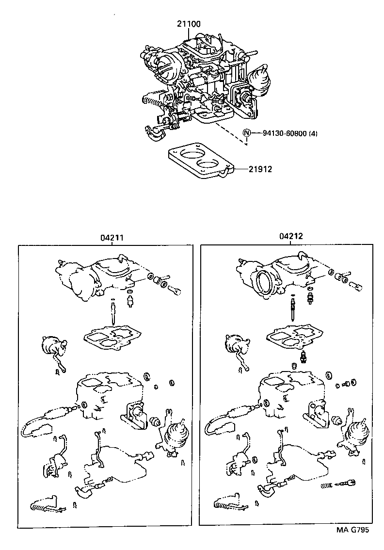  COASTER |  CARBURETOR ASSEMBLY