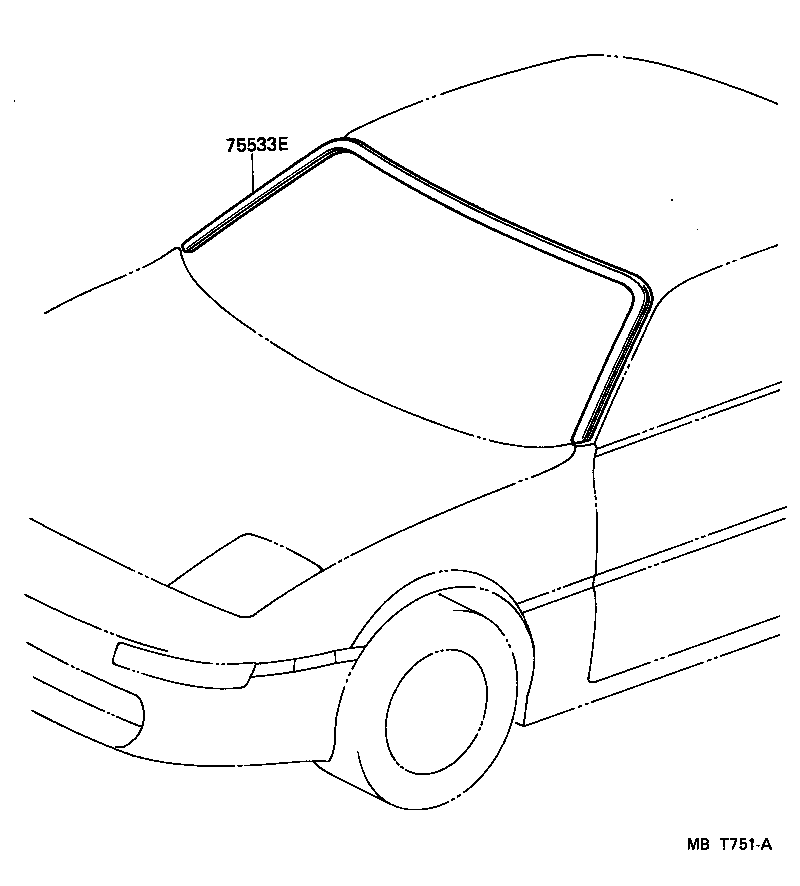  MR2 |  FRONT MOULDING